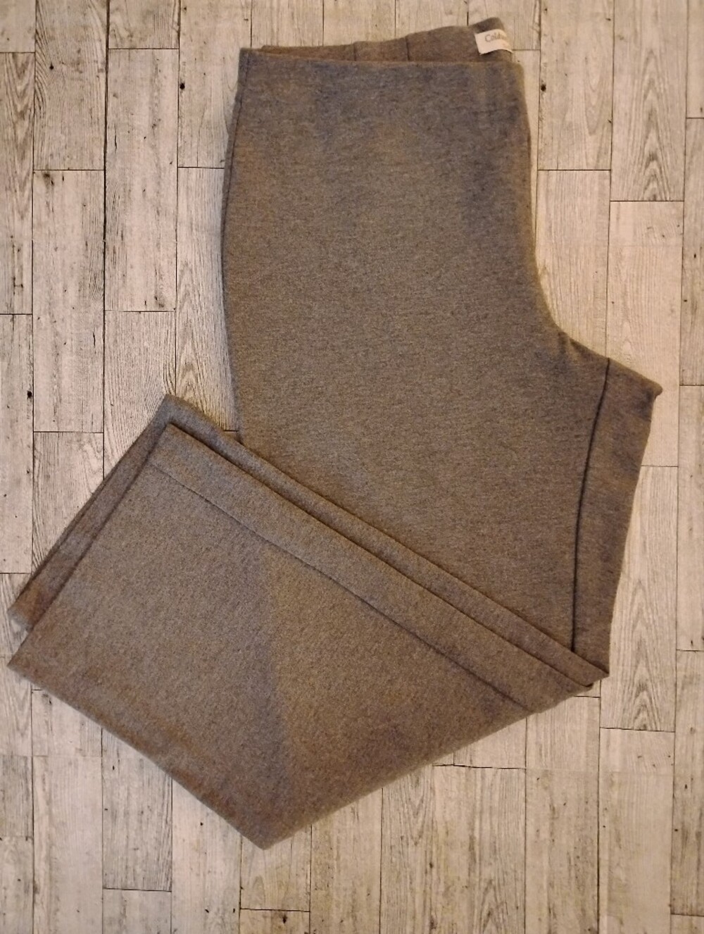 Coldwater Creek Classic Fit Pants in Heather Gray Women's Size PM